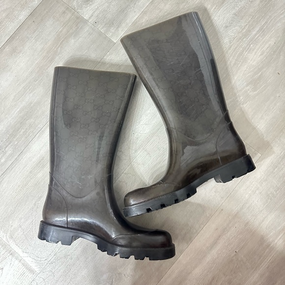 Gucci rain boots with box and dust bag - Picture 3 of 4
